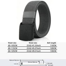 Belts Men and Women Nylon Webbing Tactical Military Casual Designer Canvas Jeans Belt High Quality Army Waist Fabric Strap HB041