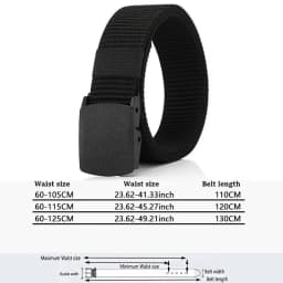 Belts Men and Women Nylon Webbing Tactical Military Casual Designer Canvas Jeans Belt High Quality Army Waist Fabric Strap HB041