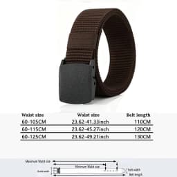 Belts Men and Women Nylon Webbing Tactical Military Casual Designer Canvas Jeans Belt High Quality Army Waist Fabric Strap HB041