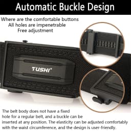 TUSHI New Hard Tactical Belt for Men Metal Automatic Buckle IPSC Gun Belt 1100D Nylon Military Belt Outdoor Sports Girdle Male