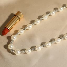 Shiny Rhinestone Pearl Waist Chain for Women Elegant Adjustable Long Body Chain Belts Dress Coat Decor Straps Fashion Accessory