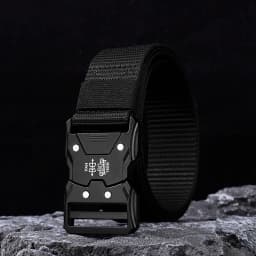 2pcs Fashion Men's Canvas Belt Simple Men's Outdoor Adventure Multi-function Belt Suitable For Youth Casual Shorts Belt