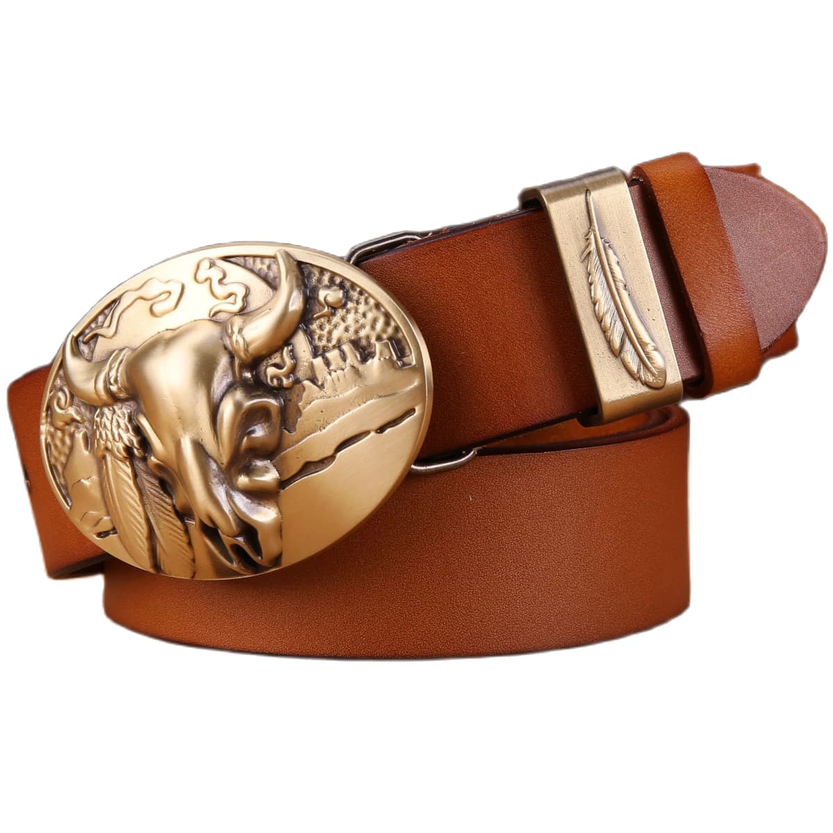 red 2020 solid brass buckle high quality camel belts for men leaf cow 3.8 cm wide strap girdle full grain 100% genuine leather
