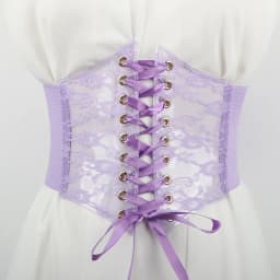 Transparent Lace Wide Corset Waist Belt Flower Embroidery Waistband Strap Stretchy Decorative Black White Red Body Shapewear