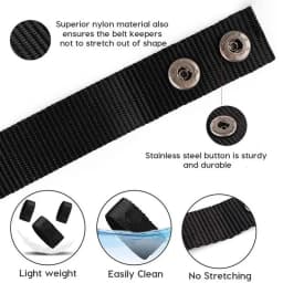 Double Nylon Metal Heavy Duty Tactical Belt Buckle Double Multipurpose Portable Outdoor Accessory Equipment Fixed Buckles