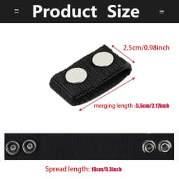 Double Nylon Metal Heavy Duty Tactical Belt Buckle Double Multipurpose Portable Outdoor Accessory Equipment Fixed Buckles