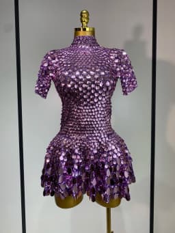 Sparkly Sequins Luxury Birthday Party Gown Short Dress Dancer Stage Performance Wear Women Sexy Nightclub Dress Festival Outfit