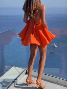 Sexy Party Off Shoulder Dresses 2025 Women's Elegant Sleeveless Hollow Out Beach Dress Backless High Street Lady Summer Vestidos