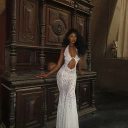 White Lace Hollow-out Halter Dress Women Sexy Sleeveless Off-shoulder Backless Maxi Vestidos 2026 Lady Vacation Beach Gowns 2026