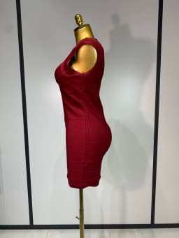 Women Sexy Sleeveless Deep V-neck Bodycon Mini Bandage Dresses Elegant Evening Party Luxury Birthday Club Prom Gown