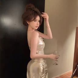 Elegant Shiny Halter Neck Ruched Mini Dress Women's Vintage Style Bodycon Skirt Short Skirt New Summer Fashion