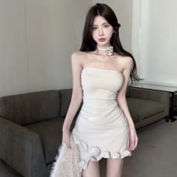 Sexy Sleeveless Party Mini Tight Female Dress Elegant and Pretty Chic Harajuku Korean Style Beach Fashion Women's Dresses