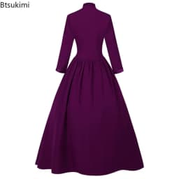 New Medieval Gothic Victorian Civil War Ball Gown Queen Princess Dress Masquerade Royal Gothic Elegant Vampire Bride Swing Dress