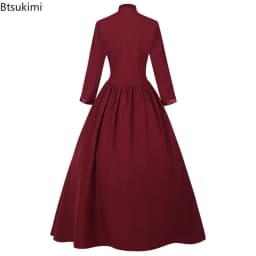 New Medieval Gothic Victorian Civil War Ball Gown Queen Princess Dress Masquerade Royal Gothic Elegant Vampire Bride Swing Dress