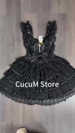 Cosplay Clothing Girls Vintage Elegant Holiday Party Dress 2026 Summer Lolita Strap Dress Japanese Sweet Kawaii Style Y2K Lace
