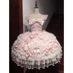 Cosplay Clothing Girls Vintage Elegant Holiday Party Dress 2026 Summer Lolita Strap Dress Japanese Sweet Kawaii Style Y2K Lace