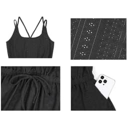 Summer Sleeveless Mini Dress Women Casual A-Line Drawstring Pocket Beach Holiday Dresses For Women Short Dress White Sundress