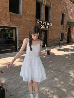 Korobov Lace Slip Dress Women's Clothing Summer A-line Puffy Skirt Y2k Vintage Short Dresses Korean Fashion Vestidos Para Mujer