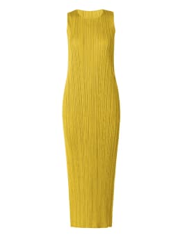 Miyake Pleated Women Dress Summer Sleeveless Long Classic Korean Fashion Casual Elegant Female Lce Water Blue Beach Dress TP5045