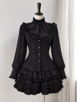Gothic Vintage Lace Y2k Mini Dress Women Design Streetwear Black Lolita Slim Dress Long Sleeve Elegant Dress Spicy Girls