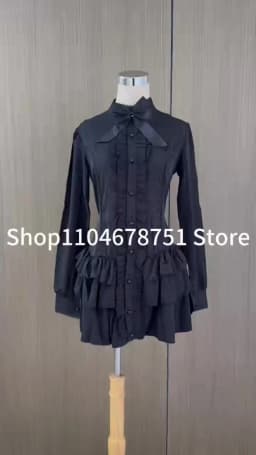 Gothic Vintage Lace Y2k Mini Dress Women Design Streetwear Black Lolita Slim Dress Long Sleeve Elegant Dress Spicy Girls
