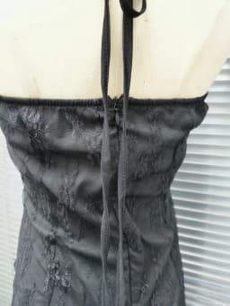 France Vintage Slim Slash Neck Sleeveless Dress Women Gothic Y2k V-neck Black Summer Dresses High Street Chic Skinny Clothing