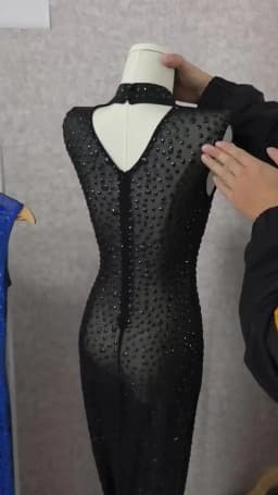 CM.YAYA 2024 Fall Diamonds Hot Rhinestones O-neck Women Sleeveless Bodycon Long Dress Birthday Party Evening Prom Maxi Dresses
