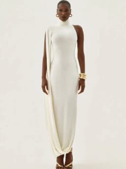 Blifanbo Split Turtleneck Sexy Maxi Dress Women Gown One-shoulder High Waist Bodycon Solid Fashion Club Party Long Dress Elegant