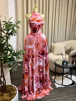 GLCMYAYA Women Printed Sleeveless with Sashes Fit and Flare A-line Maxi Dress 2026 Streetwear Beach Holiday Long Dresses Vestido