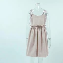 Cotton Linen Suspender Dress Spring and Summer Women's Beach Style Fake Casual Loose Soft Ruffled Edge A-line Suspender Dress
