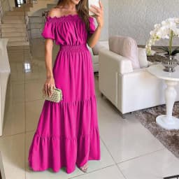 Women Dress Summer Fashion Green Boho Sexy Slash Neck Maxi Dress Elegant Casual Holiday Beach Party Dresses For Woman Robe Femme