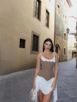 Women Contrast Patchwork Pleated Sling Dress Sexy Sleeveless Off-shoulder Pleated Slim Mini Gown 2026 Lady Holiday Party Dresses