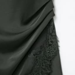 KASLEAD New Women's Fashion Lace Underwear Style Top Street Style Polyester Fiber Irregular Skirt City Commuting Suitable