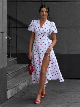 Bornladies Women's 100% Cotton A-Line Midi Dress Summer 2025 Floral Jacquard Elegant Beige Flowy Long Dress for Women