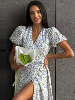 Bornladies Women's 100% Cotton A-Line Midi Dress Summer 2025 Floral Jacquard Elegant Beige Flowy Long Dress for Women