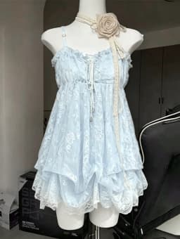 Lace Purple Dot Mini Dress Women Floral Dress Elegant Casuak Y2k Boho Kawaii Vintage One Piece Dress Korean Fashion Vintage Chic