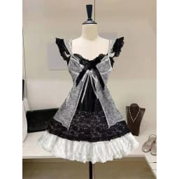 Summer New Vintage Elegant Woman Dress Strapless Bow Patchwork High Waist Puffy Mini Dress Female French Chic Sexy Outfits 2025