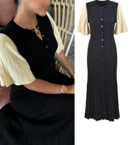 Knitted Maxi Dress For Women elegant Short Sleeve Hollow Out Ribbed Long Dresses O-Neck High Waist Lady Knitwear