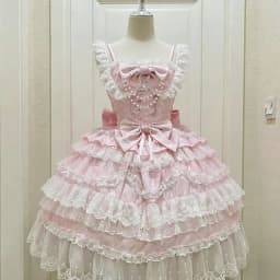 Birthday Japanese Style Kawaii Lolita Dress Women Party Vintage Sweet Lace Bow Birthdays Cake Dresses Harajuku Y2k Bandage Dress