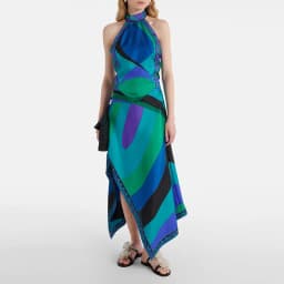 Woman Striped Polo Dress Collar Knitted Short Sleeves Dress V-neckline Waist Cinching Flared Hem Mini Dresses Women Daily Wear