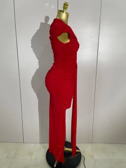Women Sexy Sleeveless O-Neck Hollow Out Mesh Bodycon Long Dress Fashion Show Celebrate Celebrity Evening Birthday Party Dress
