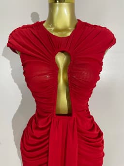 Women Sexy Sleeveless O-Neck Hollow Out Mesh Bodycon Long Dress Fashion Show Celebrate Celebrity Evening Birthday Party Dress