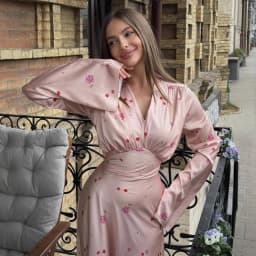 2025 Autumn Elegant Printed Satin Long Dress Women Slim Lace Up V-neck Full Sleeve Pleat Dresses Lady Party Evening Robes New