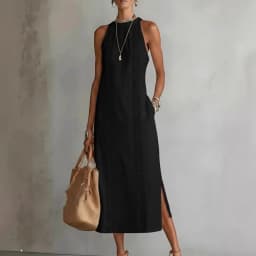 Fashion Lace Slim Maxi Dress Women Summer 2026 Casual White Sleeveless Off Shoulder Long Dresses Elegant