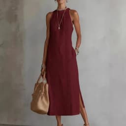Fashion Lace Slim Maxi Dress Women Summer 2026 Casual White Sleeveless Off Shoulder Long Dresses Elegant