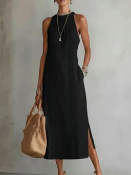 Fashion Lace Slim Maxi Dress Women Summer 2026 Casual White Sleeveless Off Shoulder Long Dresses Elegant