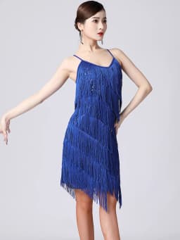Women 1920s Vintage Great Gatsby Party Sequin Dress Sexy V-Neck Summer Cami Dress Gold Fringe Dress Vestidos Flapper Costumes
