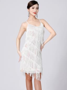 Women 1920s Vintage Great Gatsby Party Sequin Dress Sexy V-Neck Summer Cami Dress Gold Fringe Dress Vestidos Flapper Costumes