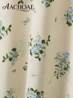 AACHOAE Women Floral Print Maxi Dress Ruffle Strap Sleeveless Summer Dress Vintage Boho Long Dress Elegant Beach Sundress