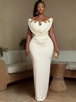 Evening Dress for Parties High Waist Slim Fit Bohemian Dress Chic Woman Wedding Invite Off Shoulder Sexy Long Dresses Elegant